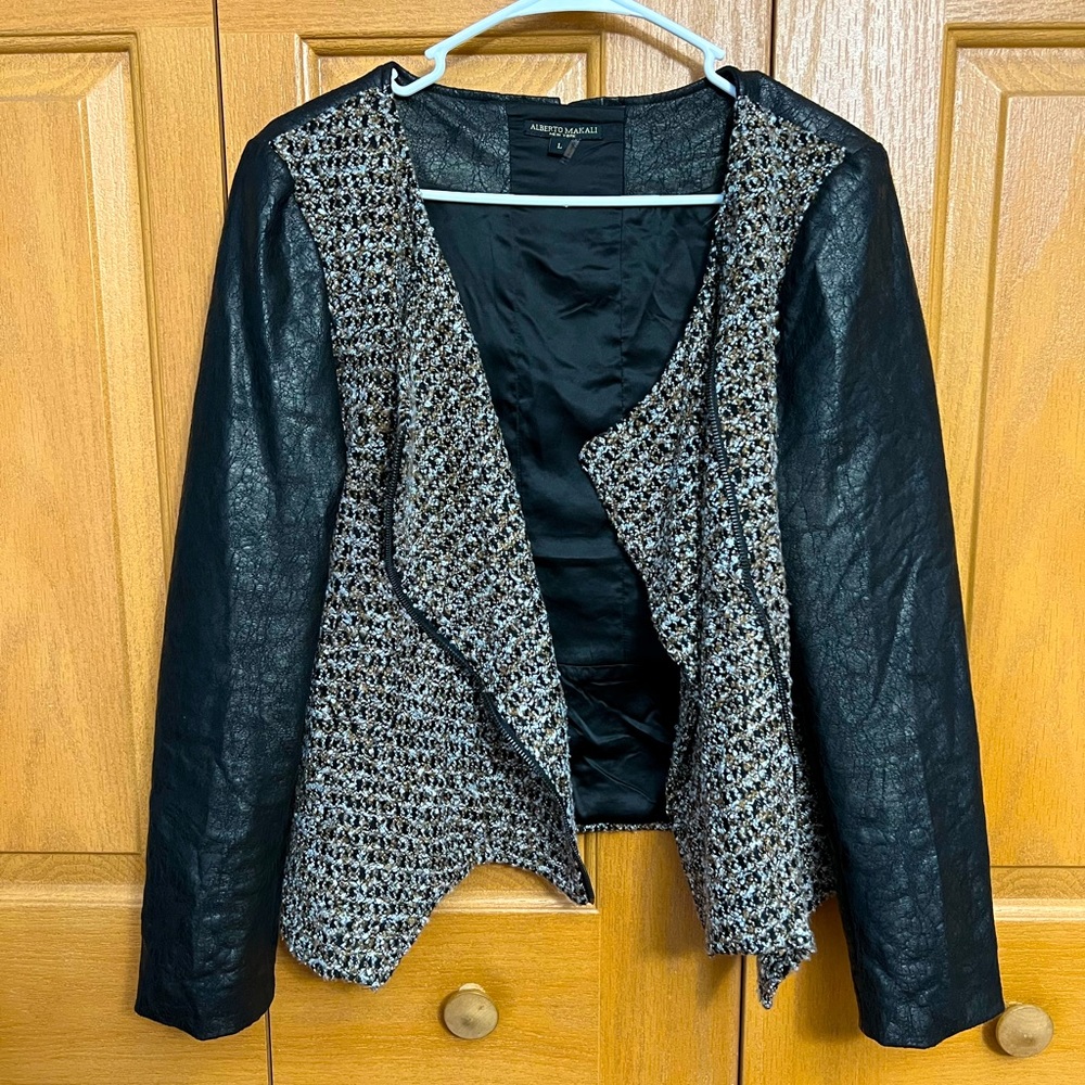 Alberto Makali Unique Mixed Media Blazer